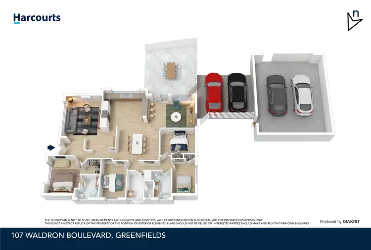 Floorplan of Homely house listing, 107 Waldron Boulevard, Greenfields WA 6210