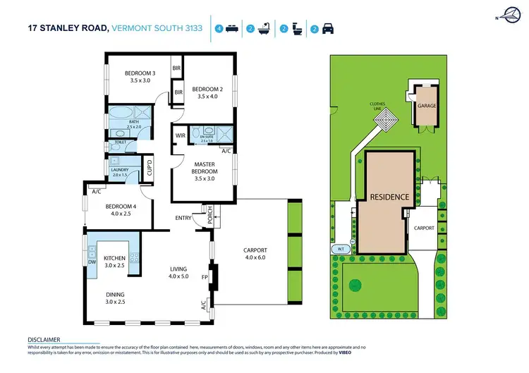 Floorplan of Homely house listing, 17 Stanley Road, Vermont South VIC 3133