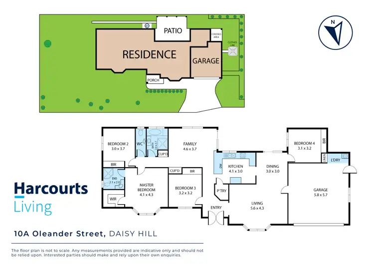 Floorplan of Homely house listing, 10a Oleander Street, Daisy Hill QLD 4127