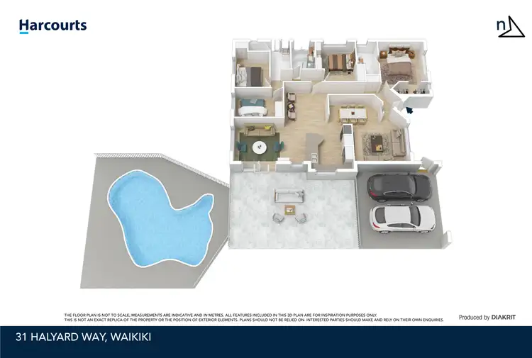 Floorplan of Homely house listing, 31 Halyard Way, Waikiki WA 6169