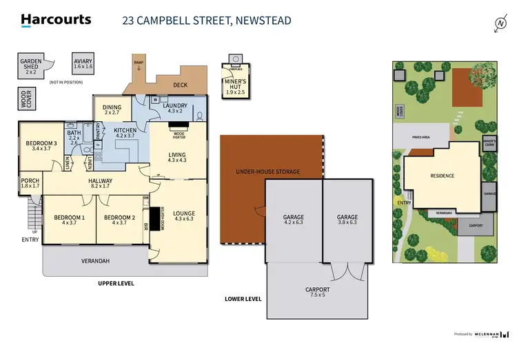 Floorplan of Homely house listing, 23 Campbell Street, Newstead TAS 7250