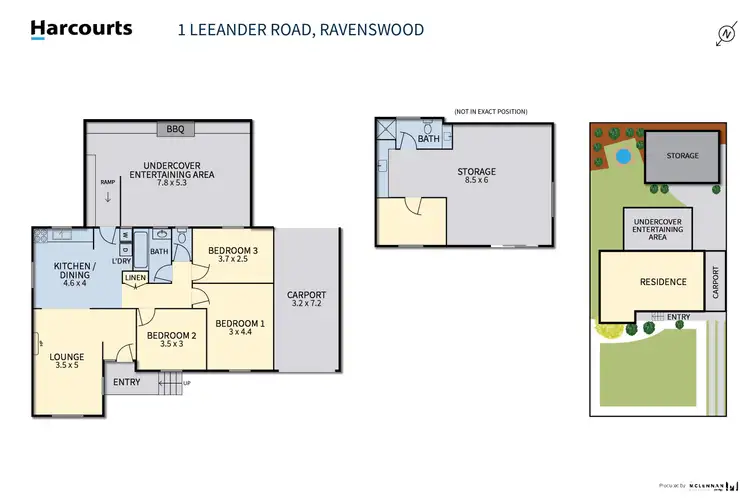 Floorplan of Homely house listing, 1 Leeander Crescent, Ravenswood TAS 7250