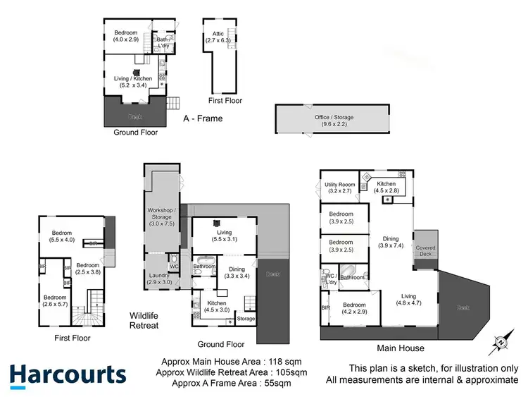 Floorplan of Homely house listing, 105 Palmers Road, Oyster Cove TAS 7150