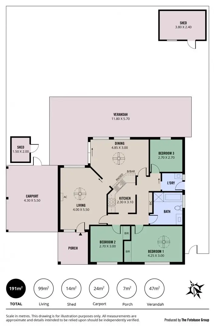 Floorplan of Homely house listing, 3/25 Fletcher Road, Mount Barker SA 5251
