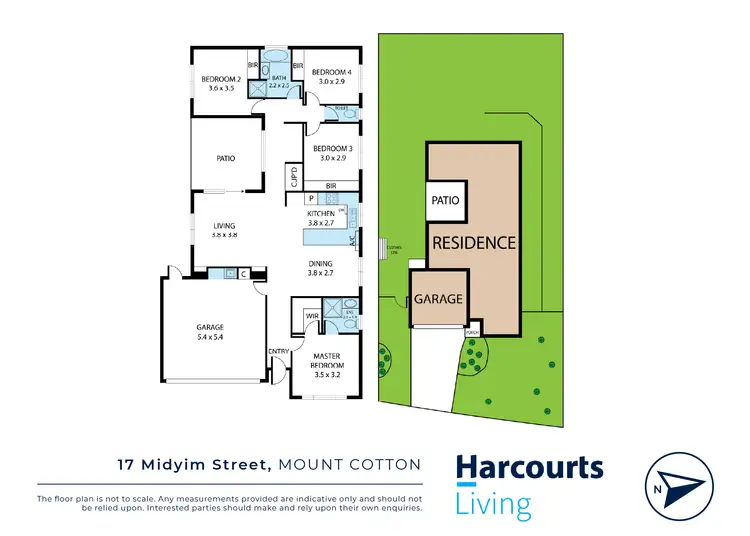 Floorplan of Homely house listing, 17 Midyim Street, Mount Cotton QLD 4165