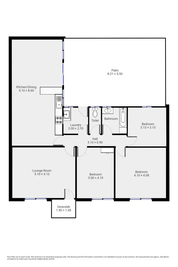 Floorplan of Homely house listing, 7-9 Threadgold Street, Peterborough SA 5422