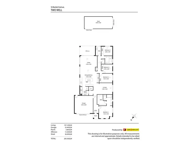 Floorplan of Homely house listing, 16 Bastiat Avenue, Two Wells SA 5501