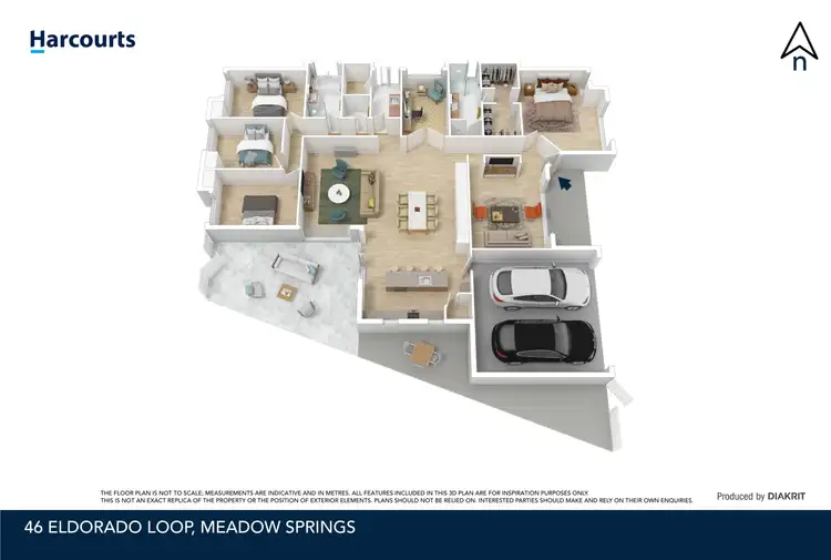 Floorplan of Homely house listing, 46 Eldorado Loop, Meadow Springs WA 6210
