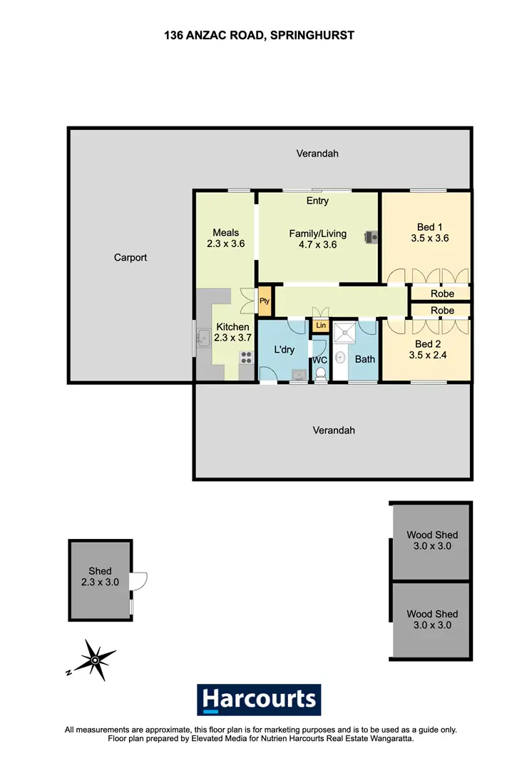 Floorplan of Homely house listing, 136 Anzac Road, Springhurst VIC 3682