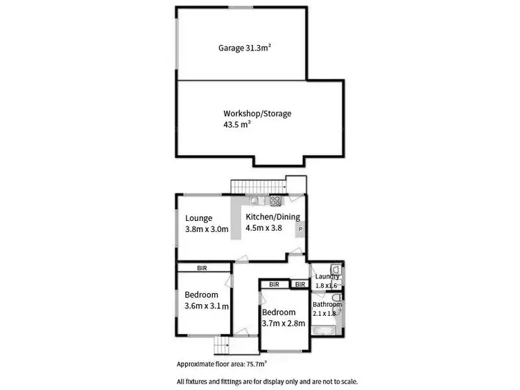 Floorplan of Homely townhouse listing, 2/1 Riseley Court, Lenah Valley TAS 7008