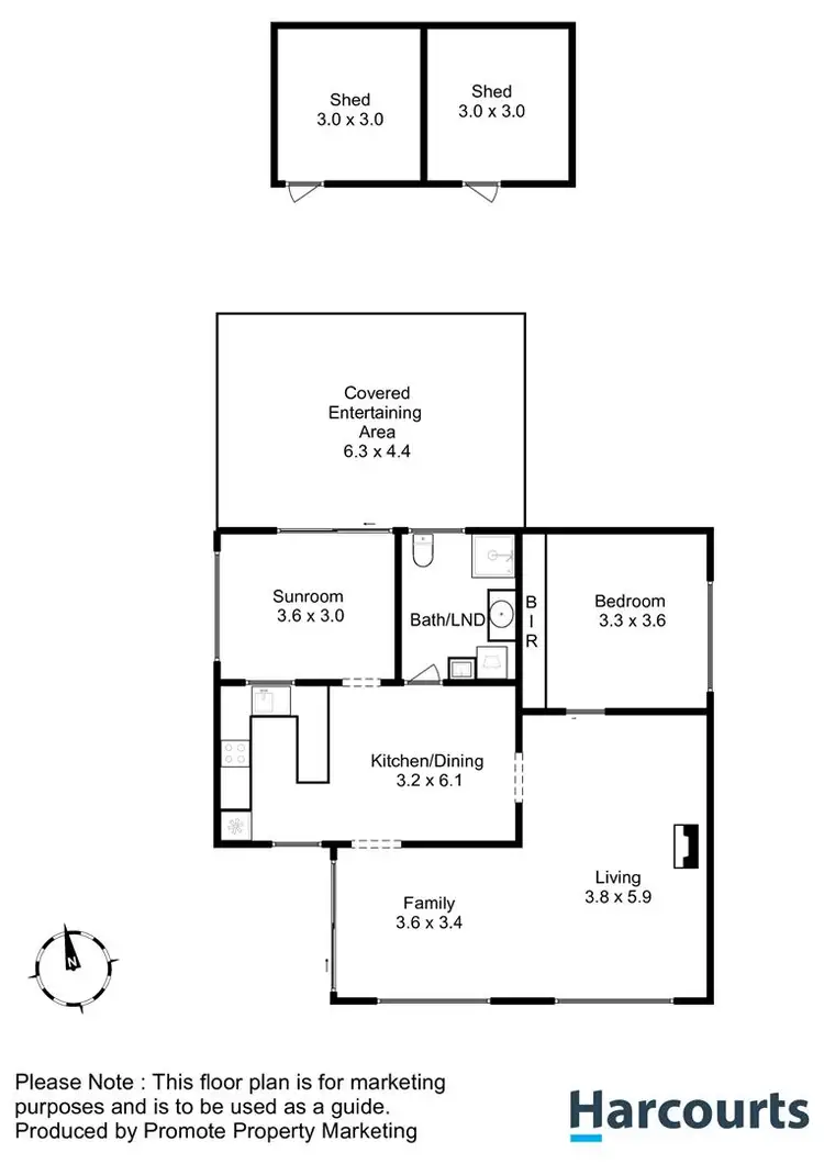 Floorplan of Homely house listing, 15 Terry Street, Carlton TAS 7173