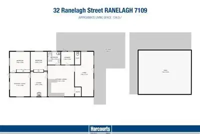 Floorplan of Homely house listing, 32 Ranelagh Street, Ranelagh TAS 7109