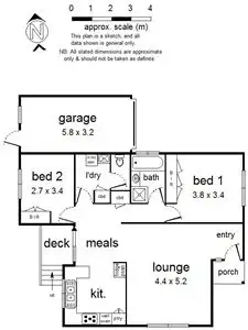 Floorplan of Homely unit listing, 1/59-61 Hewish Road, Croydon VIC