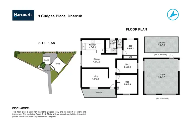 Floorplan of Homely house listing, 9 Cudgee Place, Dharruk NSW 2770