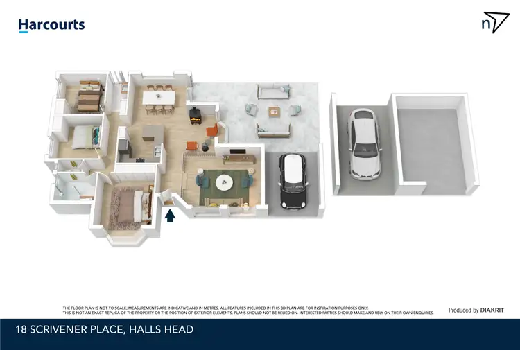 Floorplan of Homely house listing, 18 Scrivener Place, Halls Head WA 6210