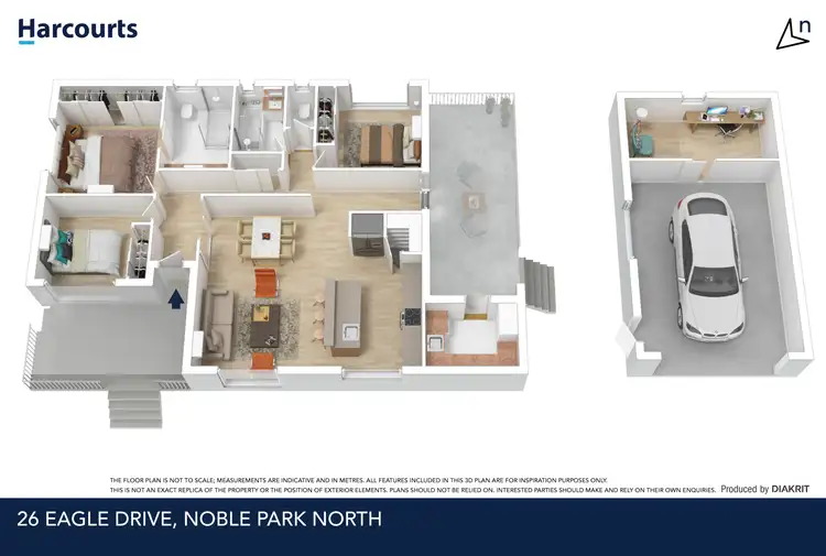 Floorplan of Homely house listing, 26 Eagle Drive, Noble Park North VIC 3174
