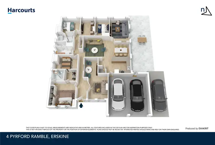 Floorplan of Homely house listing, 4 Pyrford Ramble, Erskine WA 6210