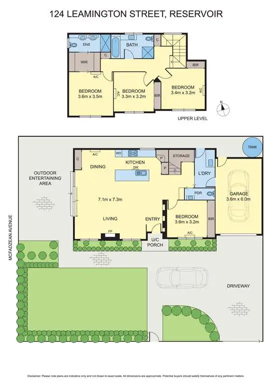Floorplan of Homely house listing, 124 Leamington St, Reservoir VIC 3073