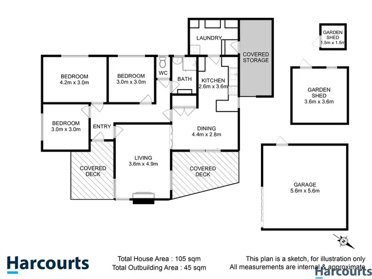 Floorplan of Homely house listing, 81 Gunn Street, Bridgewater TAS 7030