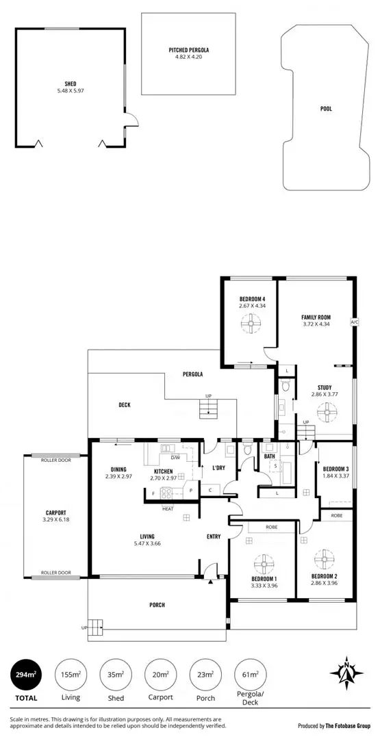 Floorplan of Homely house listing, 6 Middlecoff Street, Fairview Park SA 5126