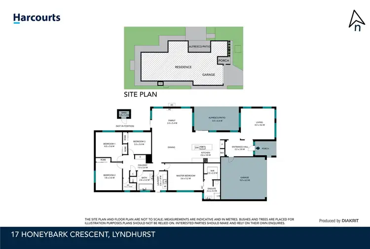 Floorplan of Homely house listing, 17 Honeybark Crescent, Lyndhurst VIC 3975