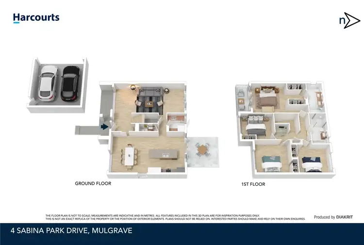 Floorplan of Homely house listing, 4 Sabina Park Drive, Mulgrave VIC 3170