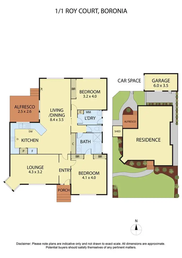 Floorplan of Homely house listing, 1/1 Roy Court, Boronia VIC 3155