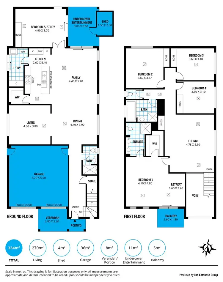 Floorplan of Homely house listing, 20 Rogerson Circuit, Craigburn Farm SA 5051