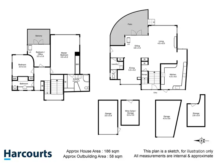 Floorplan of Homely house listing, 20 Clarke Avenue, Battery Point TAS 7004