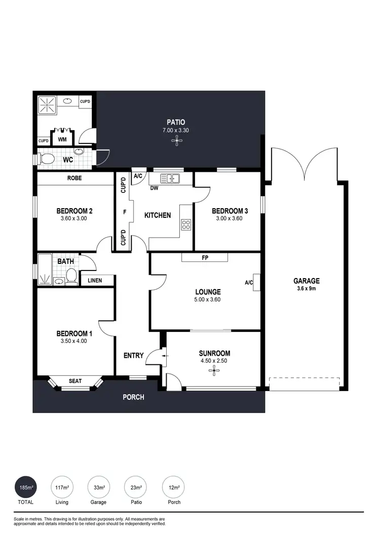 Floorplan of Homely house listing, 36-38 Burke Street, Victor Harbor SA 5211