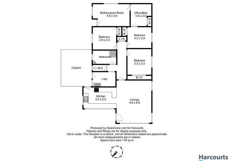 Floorplan of Homely house listing, 13 Finch Street, Ulverstone TAS 7315