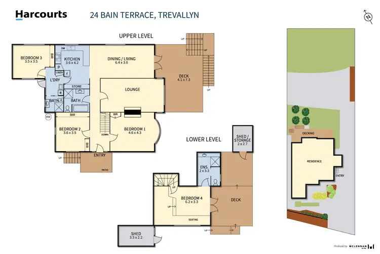 Floorplan of Homely house listing, 24 Bain Terrace, Trevallyn TAS 7250