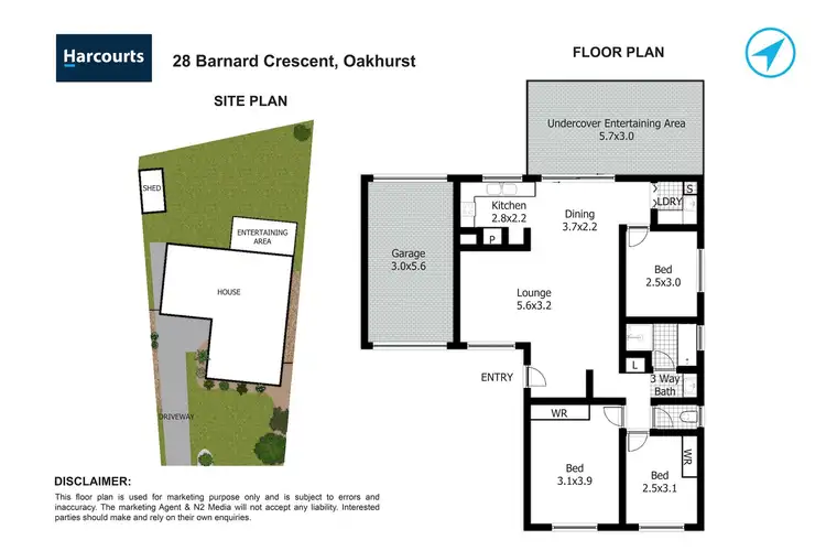 Floorplan of Homely house listing, 28 Barnard Crescent, Oakhurst NSW 2761
