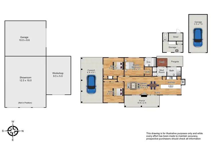Floorplan of Homely house listing, 48 Bunyip-Modella Road, Bunyip VIC 3815