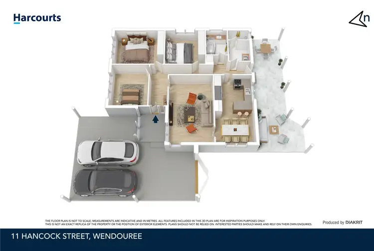 Floorplan of Homely house listing, 11 Hancock Street, Wendouree VIC 3355