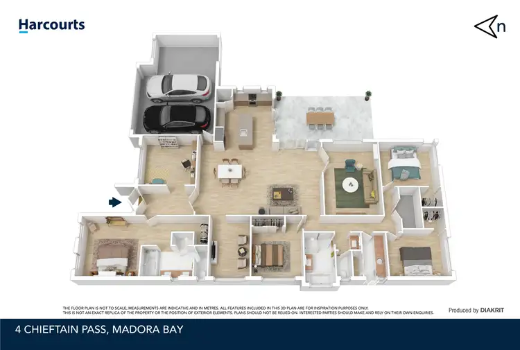 Floorplan of Homely house listing, 4 Chieftain Pass, Madora Bay WA 6210