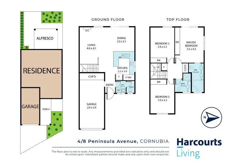 Floorplan of Homely house listing, 4/8 Peninsula Avenue, Cornubia QLD 4130