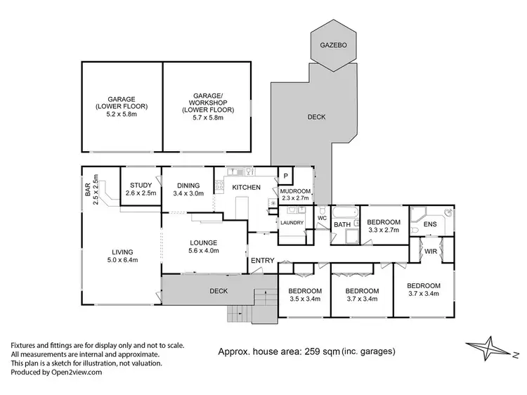 Floorplan of Homely house listing, 6916 Huon Highway, Dover TAS 7117