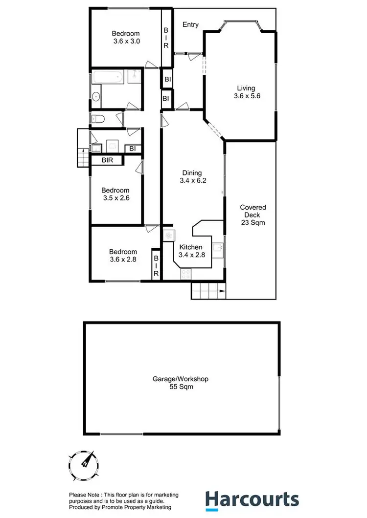 Floorplan of Homely house listing, 3 Donald Court, Glenorchy TAS 7010