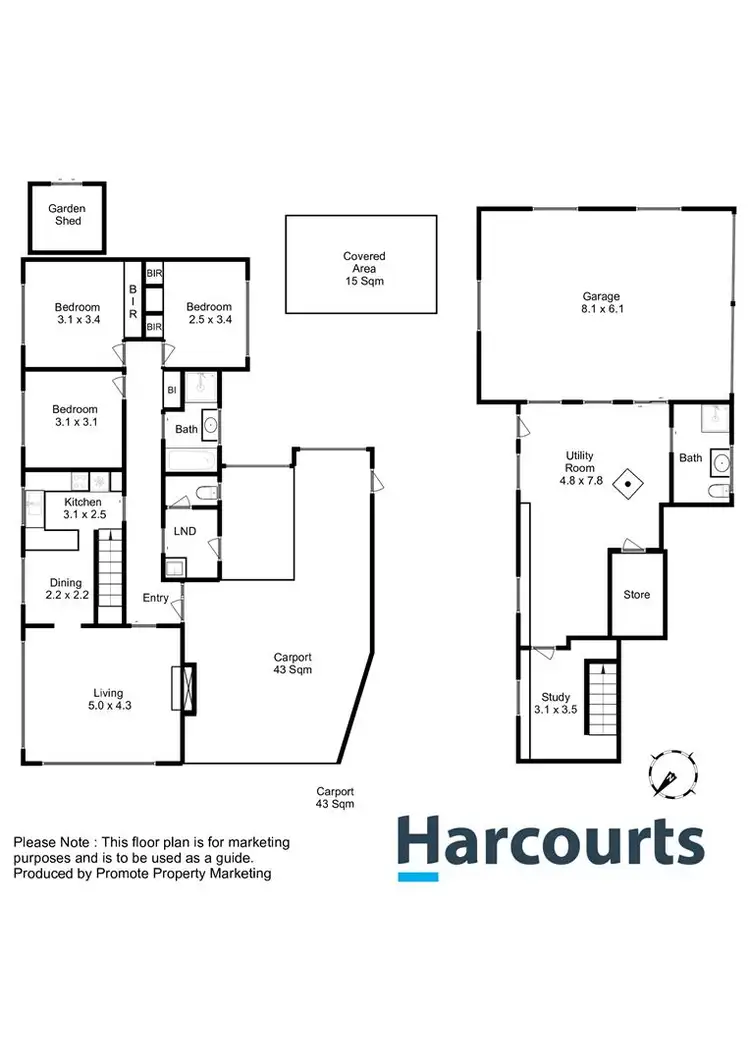 Floorplan of Homely house listing, 13 England Avenue, Montrose TAS 7010