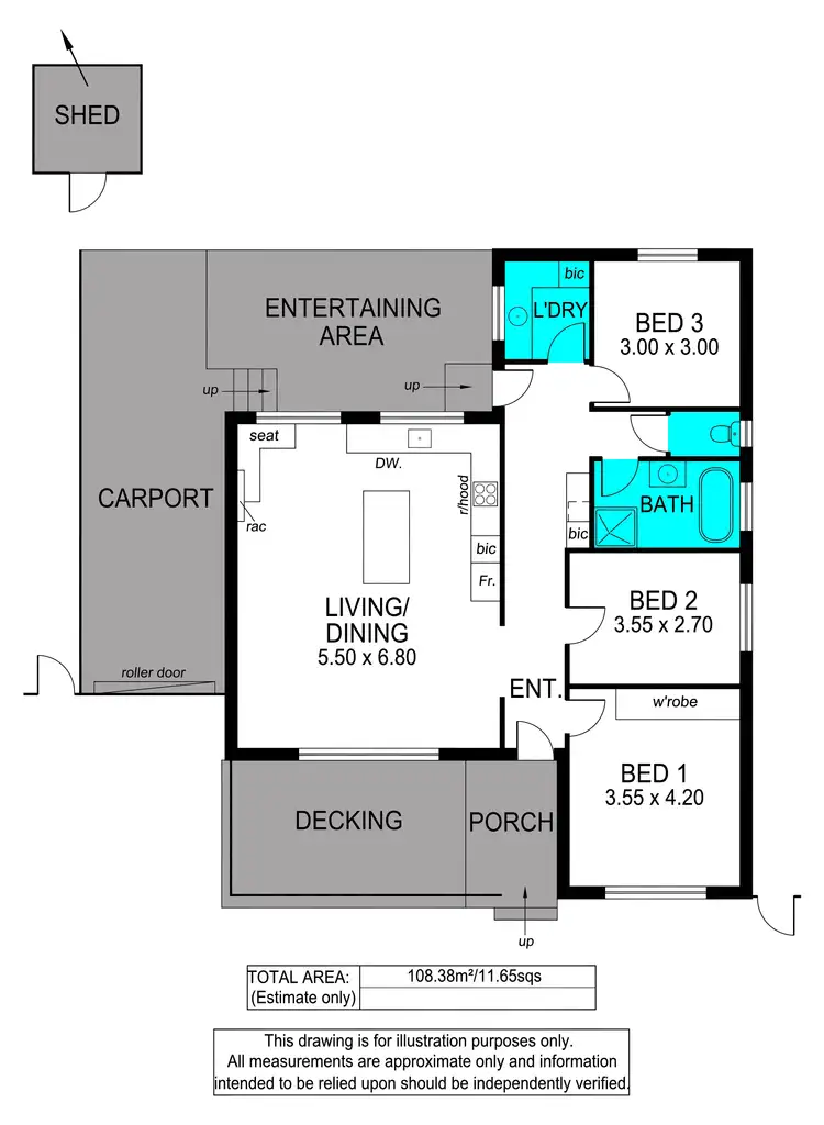 Floorplan of Homely house listing, 4 Gretel Crescent, Hallett Cove SA 5158