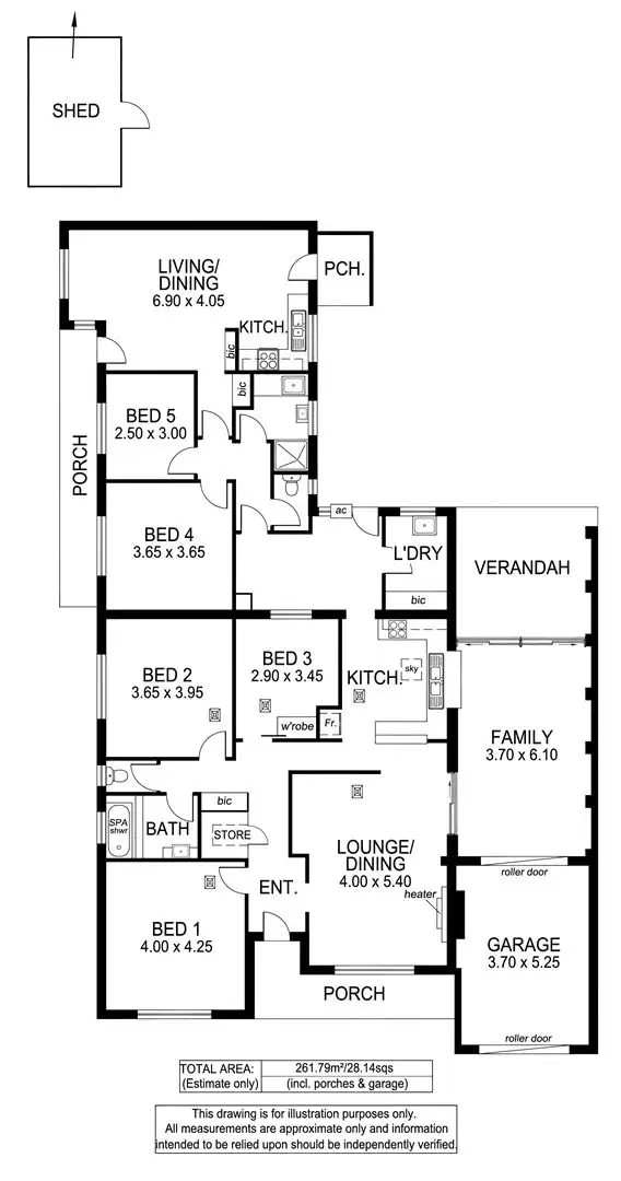 Floorplan of Homely house listing, 7 Glen Lossie Street, Woodville South SA 5011