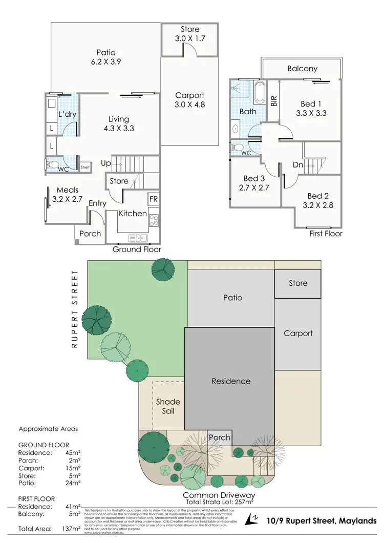 Floorplan of Homely unit listing, 10/9 Rupert Street, Maylands WA 6051
