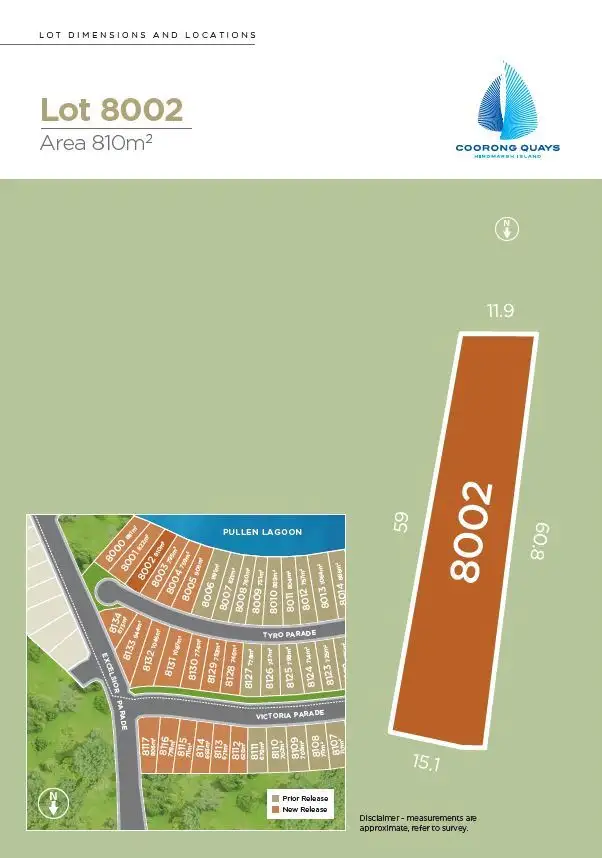Floorplan of Homely land listing, (Lot 8002) 40 Tyro Parade, Hindmarsh Island SA 5214