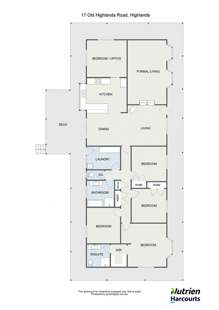 Floorplan of Homely rural property listing, 17 old highlands Road, Yea VIC 3717
