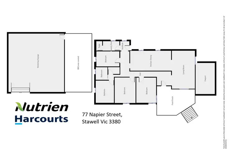 Floorplan of Homely house listing, 77 Napier Street, Stawell VIC 3380