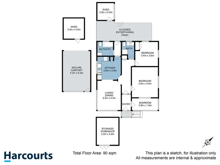 Floorplan of Homely house listing, 42 Bayfield Street, Bellerive TAS 7018