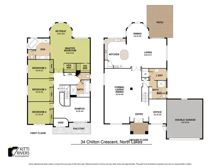 Floorplan of Homely house listing, 34 Chilton Crescent, North Lakes QLD 4509