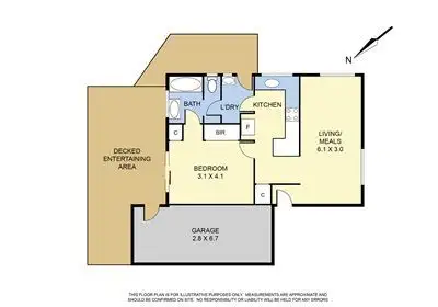 Floorplan of Homely unit listing, 6/8 Elmhurst Road, Bayswater North VIC 3153