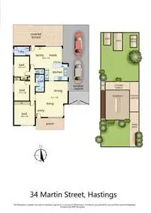 Floorplan of Homely house listing, 34 Martin Street, Hastings VIC 3915
